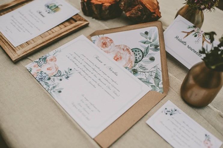 Una boda intima con aires otoñales