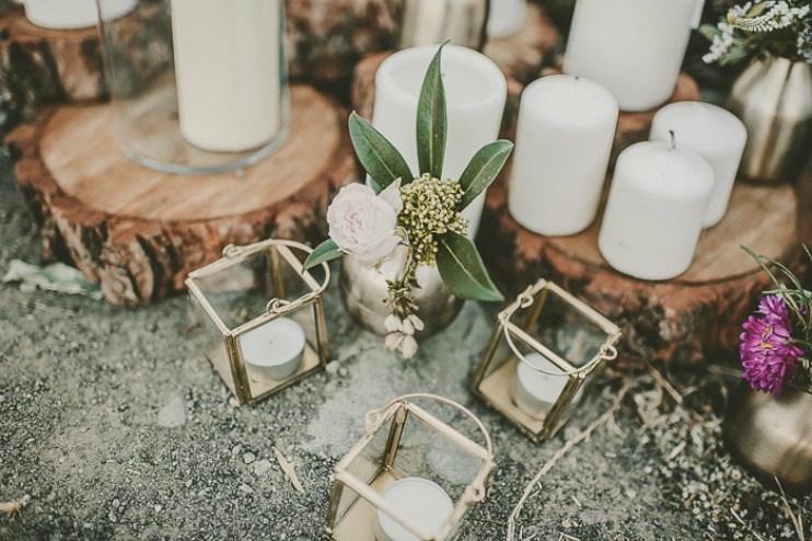 Una boda intima con aires otoñales