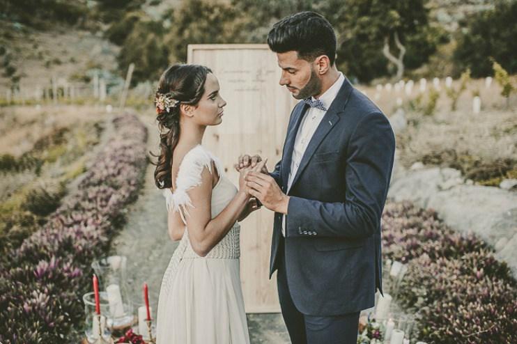 Una boda intima con aires otoñales