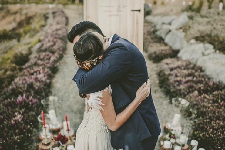 Una boda intima con aires otoñales