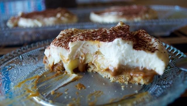 tarta banoffe pie y dulce de leche 