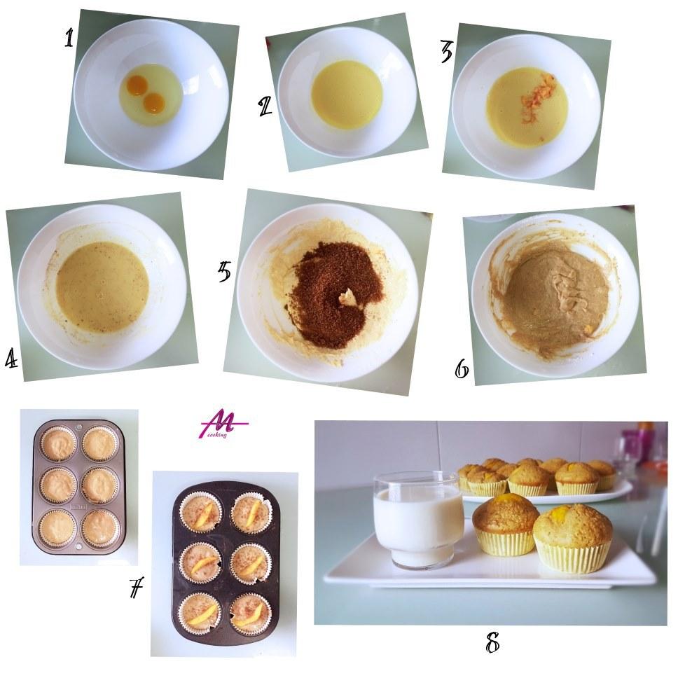 magdalenas melocoton