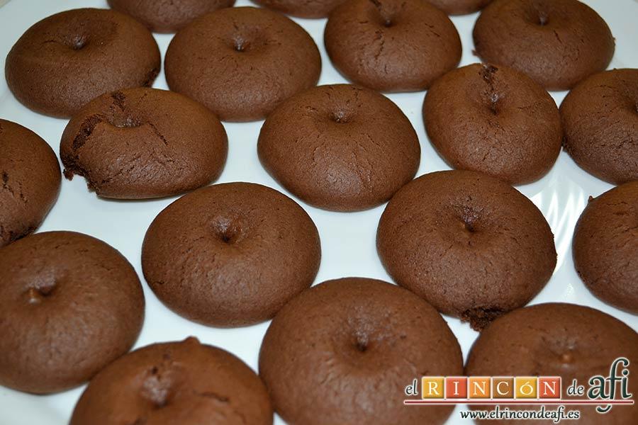 Nutellotti o galletas de Nutella, dejamos enfriar una vez horneadas