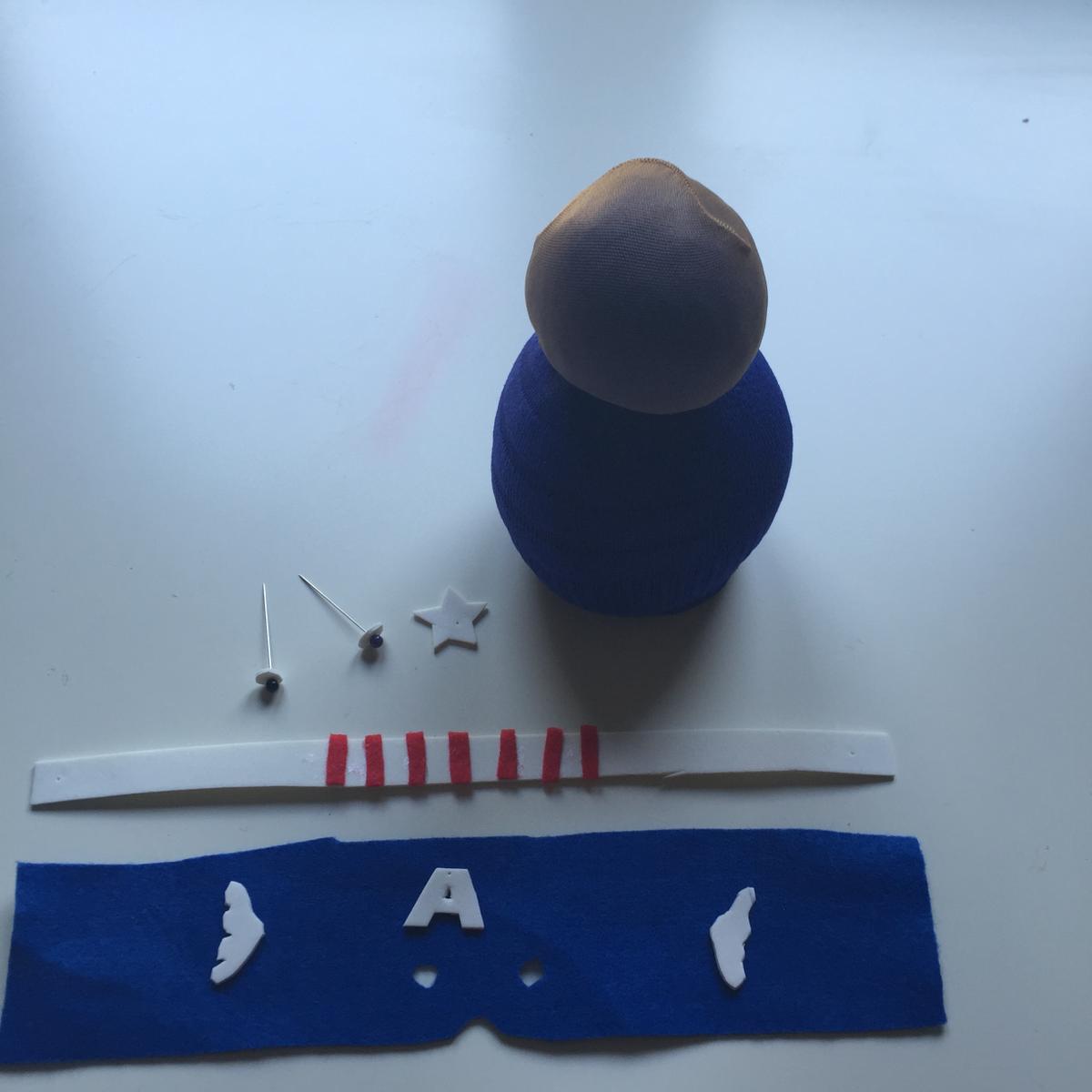 vestimenta para capitan américa