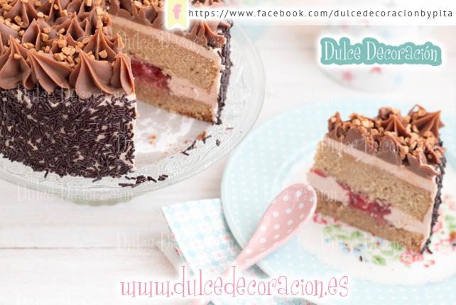 tarta fresa y chocolate