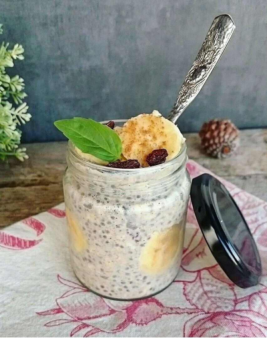 Arroz con leche nocturno en tarro III