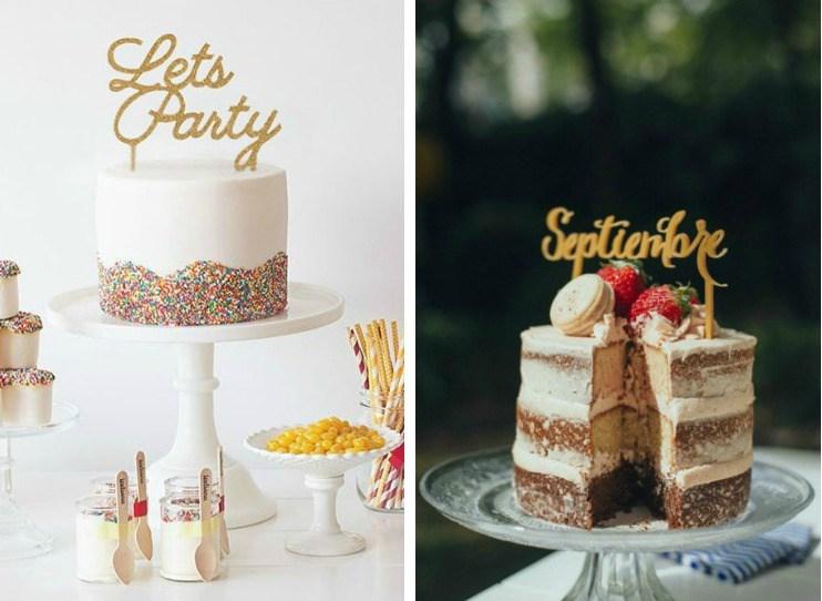 Ideas para fiestas decorar pasteles