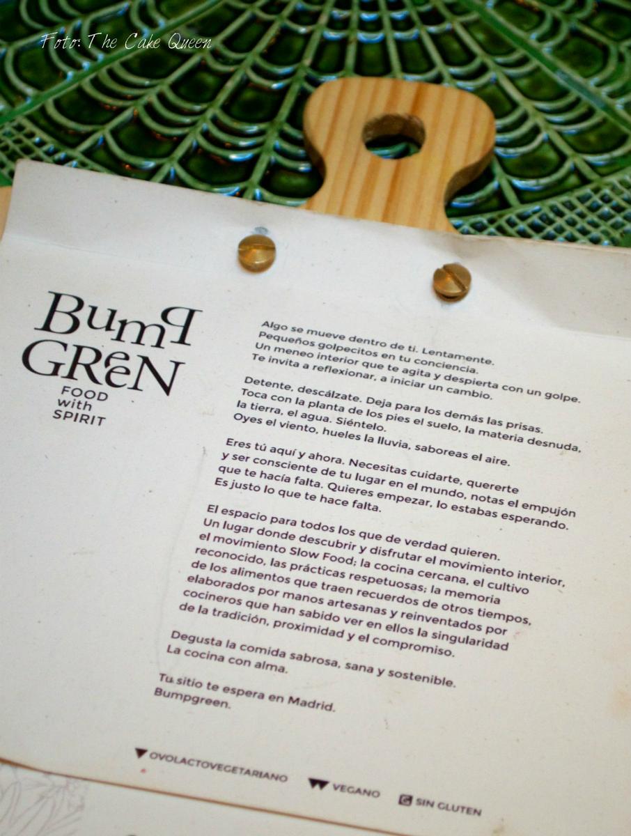Filosofía del BumpGreen restaurante 