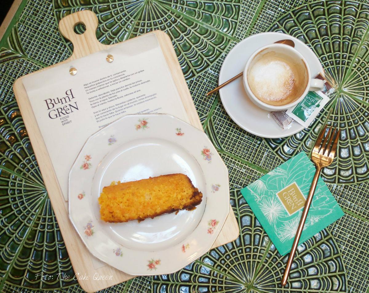 Bizcocho de zanahoria, jengibre y coco 