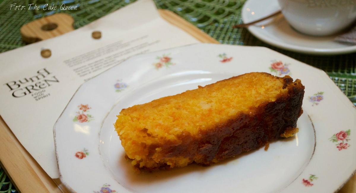 Tarta de zanahoria, jengibre y coco 