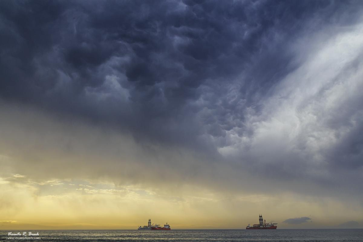 Cielos tormenta Tenerife