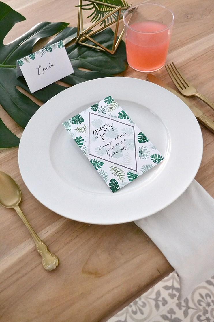 Ideas para fiestas botanicas