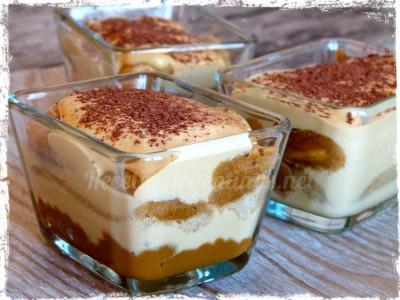 Tiramisú de dulce de leche