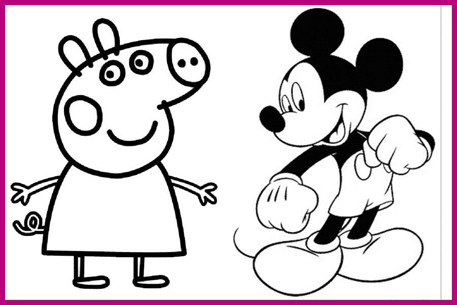 peppa-pig-con-mickey-mouse