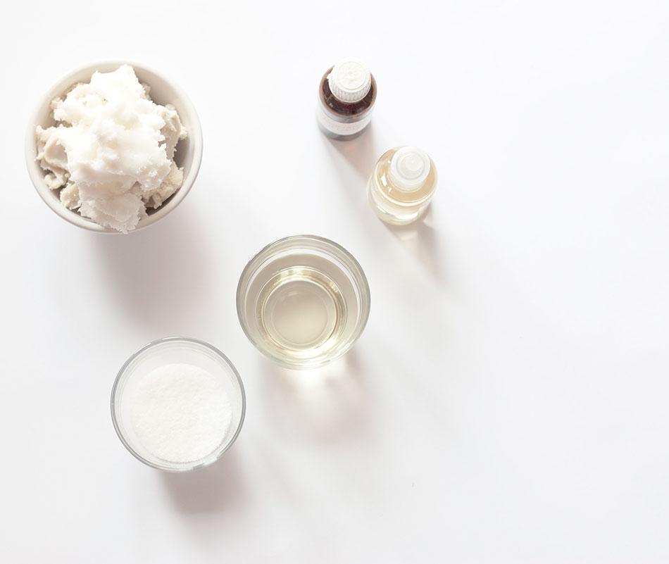 mousse exfoliante DIY