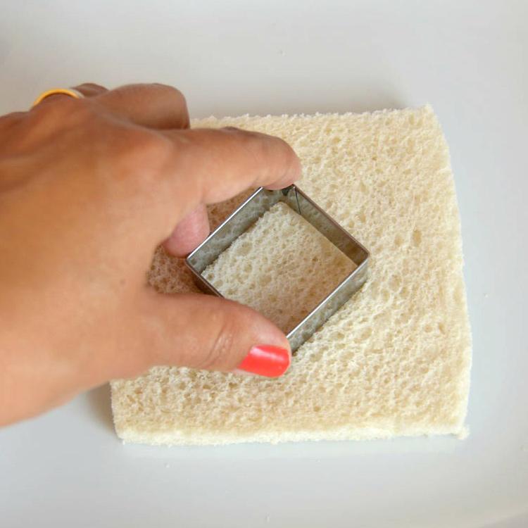 sandwiches de Nocilla diferentes para fiestas infantiles