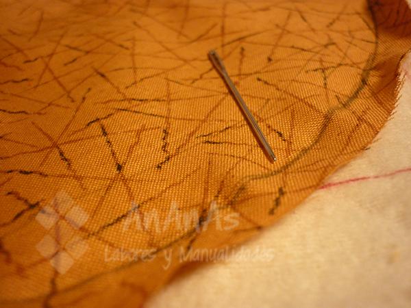 marcar margen con aguja