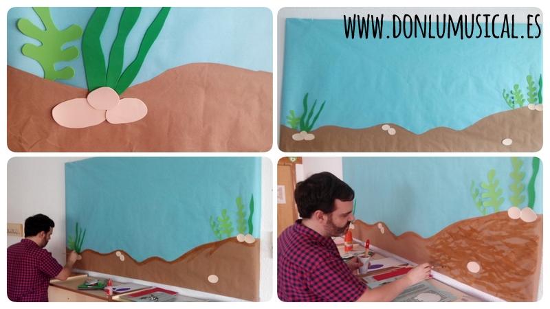 donlumusical como hacer un fondo del mar acuario