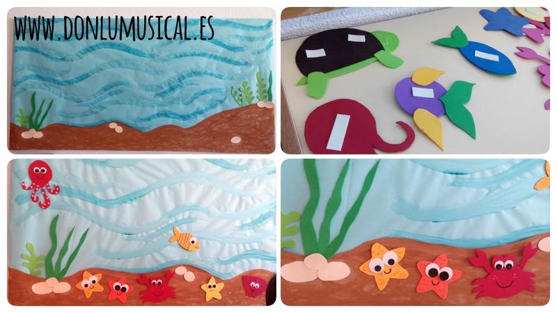 donlumusical como hacer un fondo del mar acuario