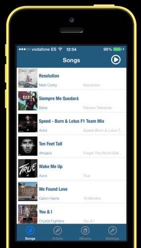 aplicación música iPad