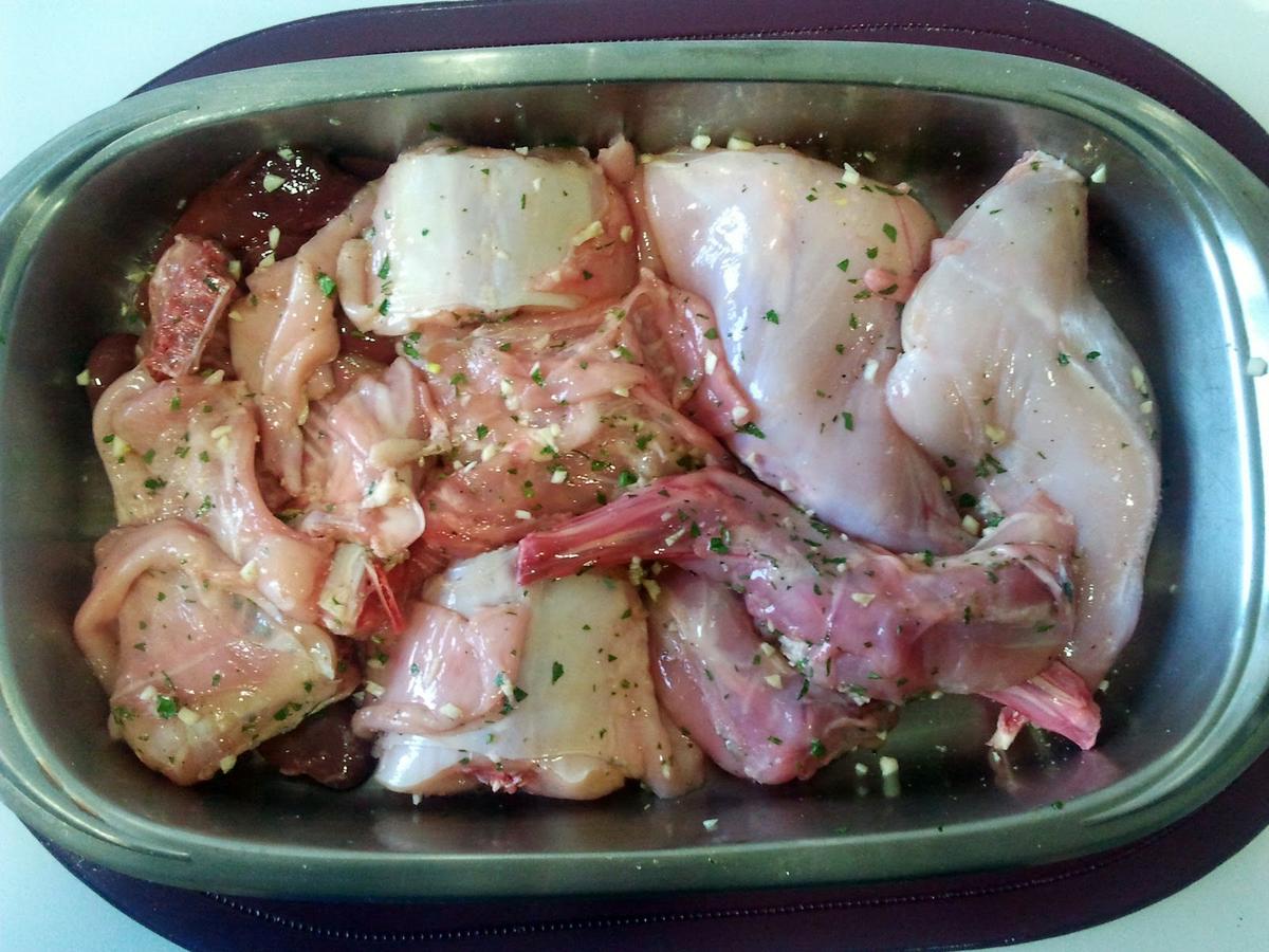 Conejo a la cazadora