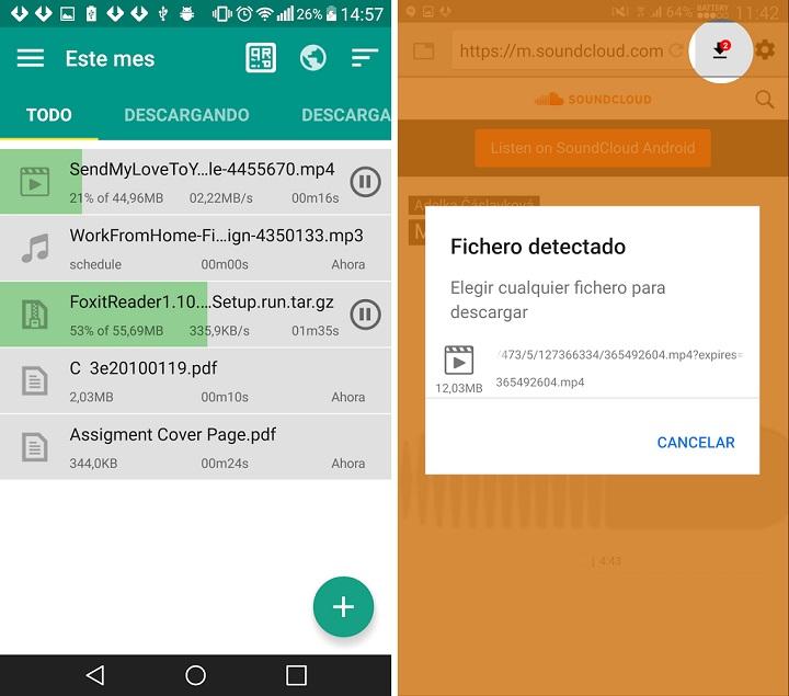 gestores de descargas aceleradores de descargas mas rápidas android app