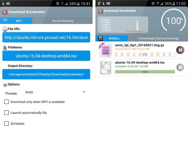 gestores de descargas aceleradores de descargas mas rápidas android app