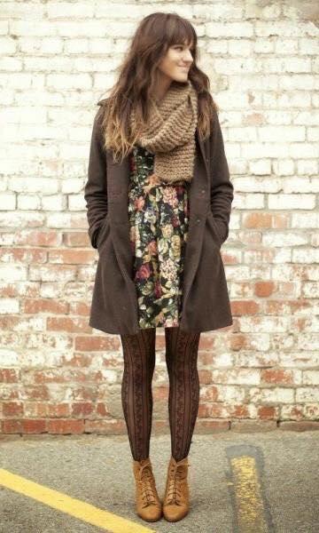 Hermosos outfits con pashmina ideal para invierno