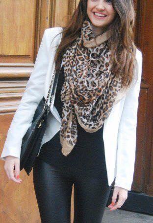 Hermosos outfits con pashmina ideal para invierno