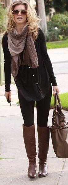 Hermosos outfits con pashmina ideal para invierno