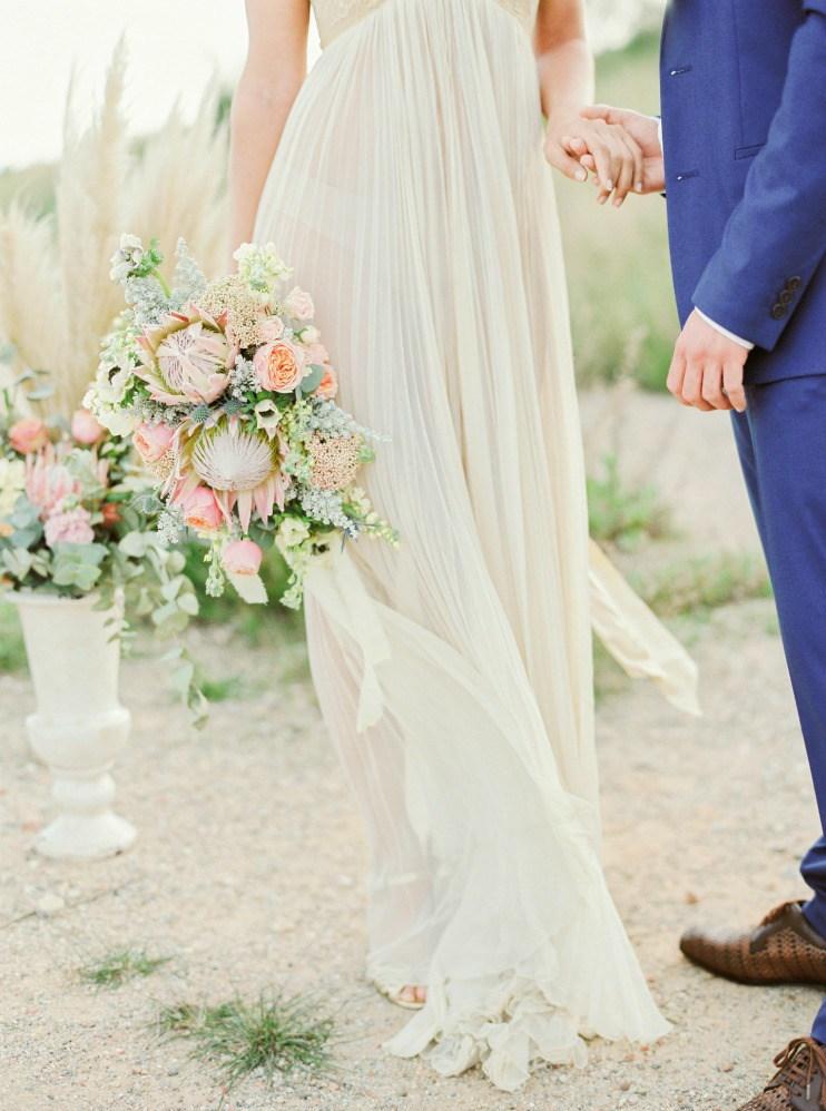 Inspiración para novias boho elopement