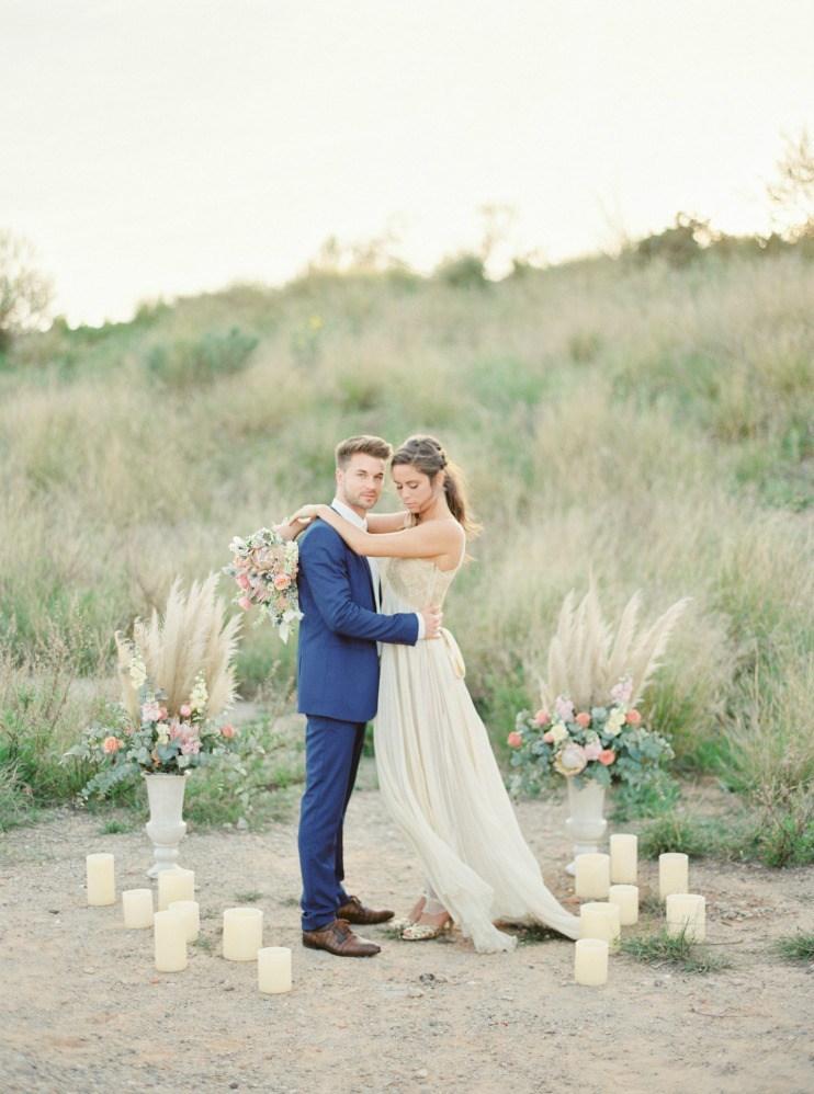 Inspiración para novias boho elopement