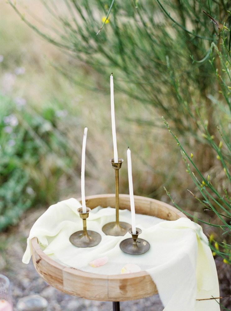 Inspiración para novias boho elopement