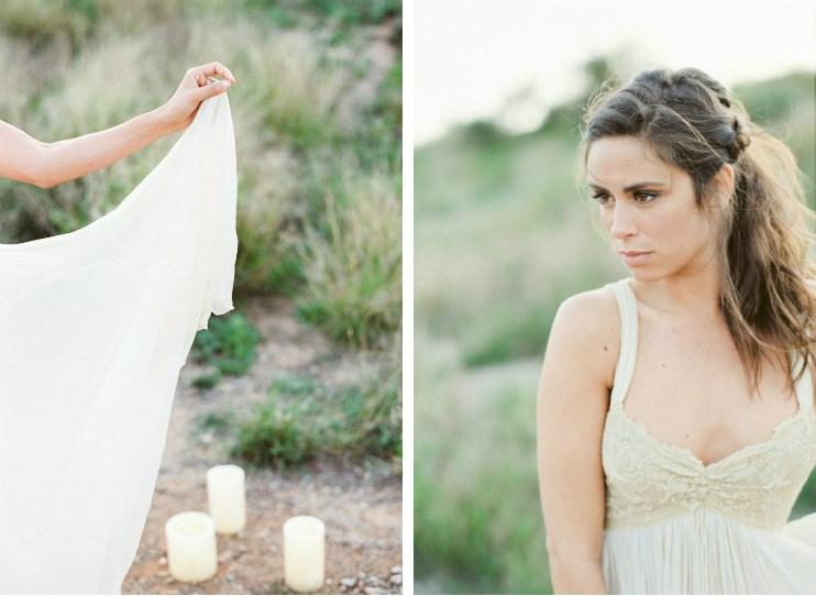 Inspiración para novias boho elopement