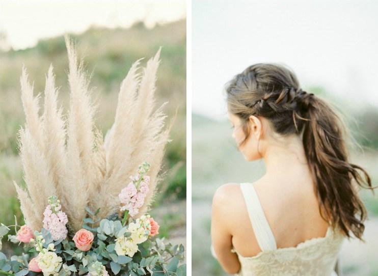 Inspiración para novias boho elopement