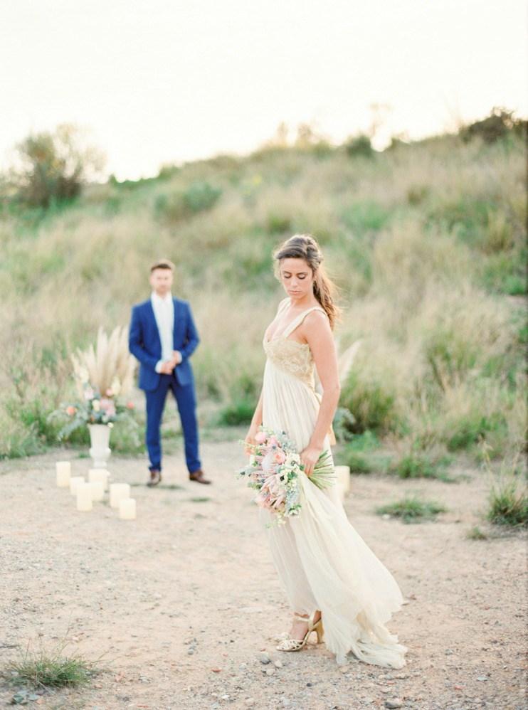Inspiración para novias boho elopement