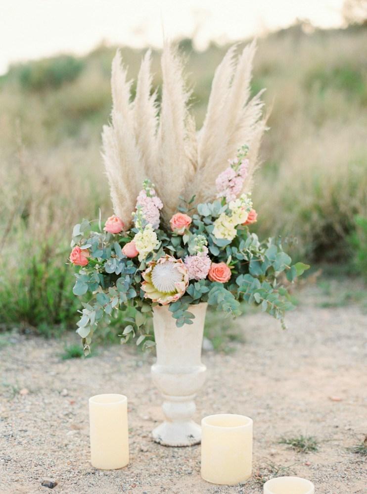 Inspiración para novias boho elopement