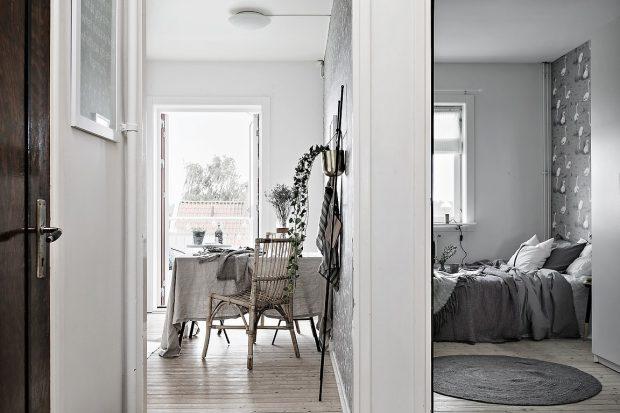 habitacion color gris