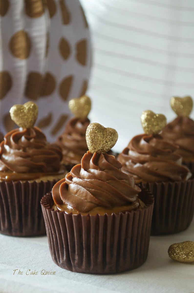 Cupcakes de toffe y avellanas 