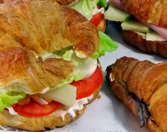 Rellenos salados para croissants