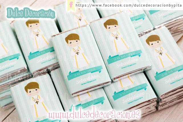 chocolatinas de comunion niño2