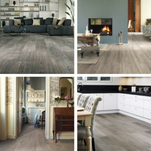 Los suelos de madera, laminados o vinílicos en tonos gris son tendencia.
