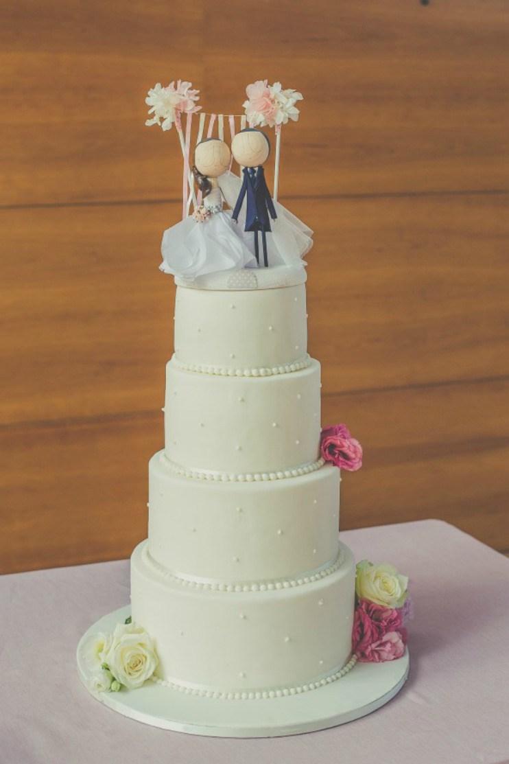 Pasteles de boda de la temporada