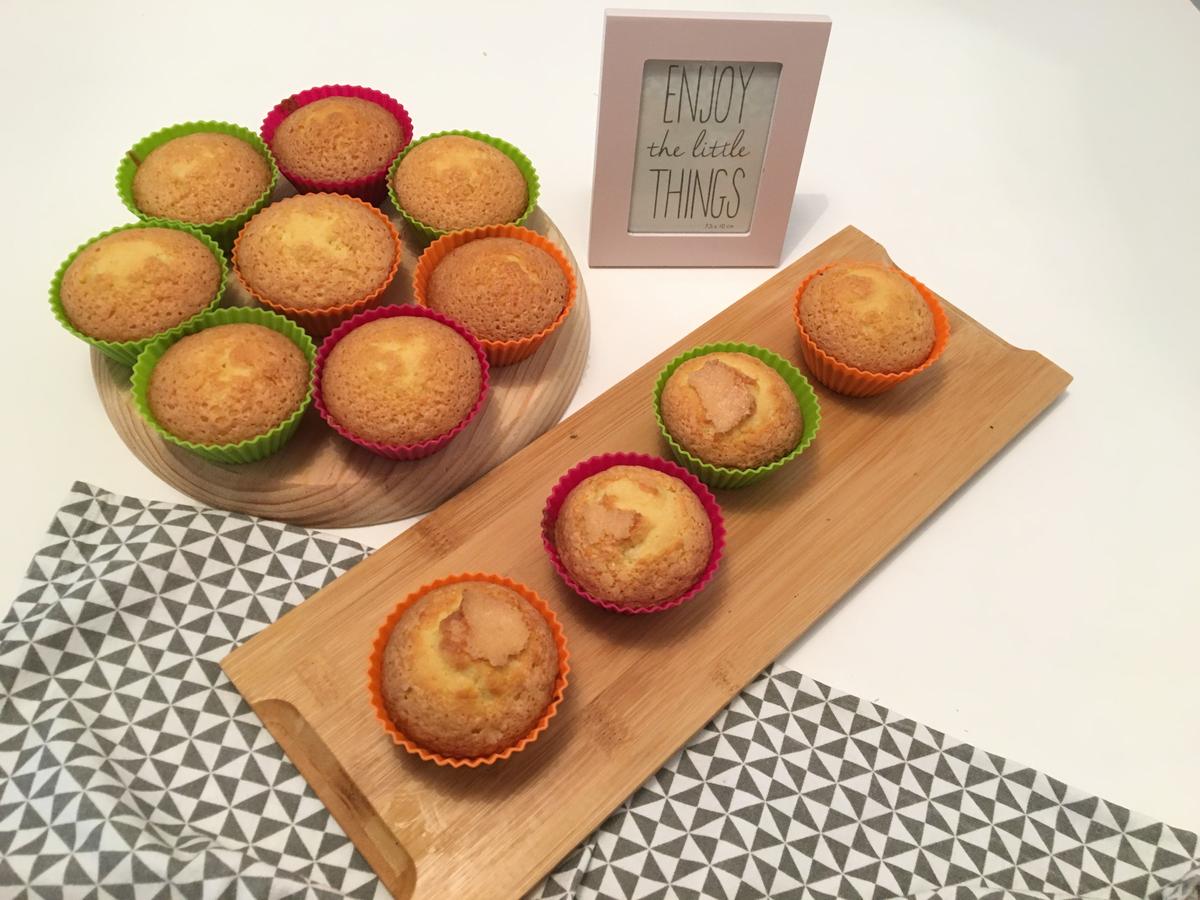 Magdalenas de naranja sin gluten