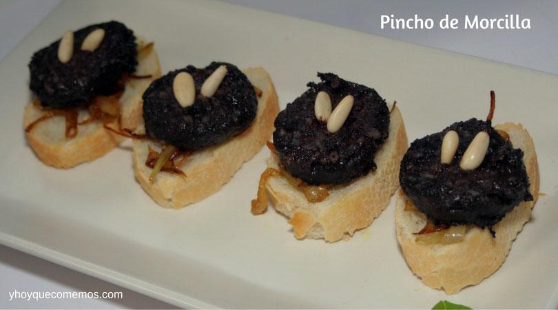 Pincho de Morcilla. 3 pinchos fáciles de preparar para Fiestas