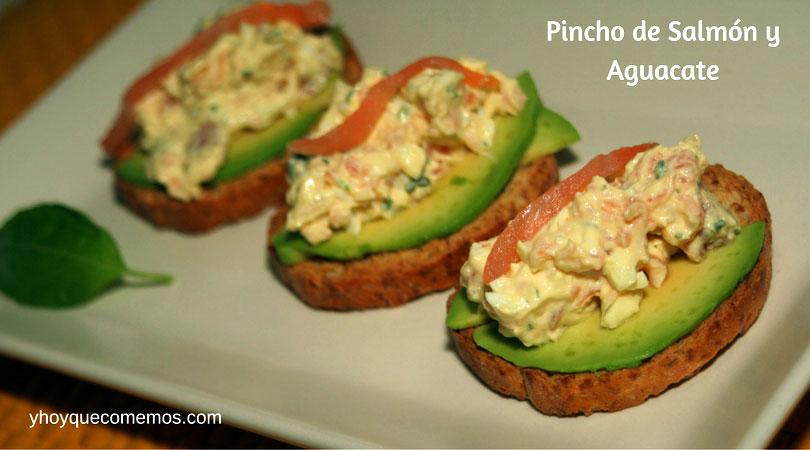 Pincho de Salmón y Aguacate. 3 Pinchos fáciles de preparar para Fiestas