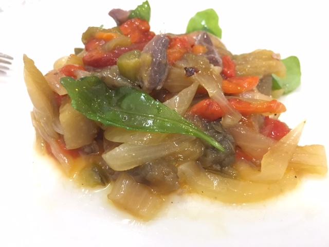 Escalivada de Verduras Asadas con Anchoas