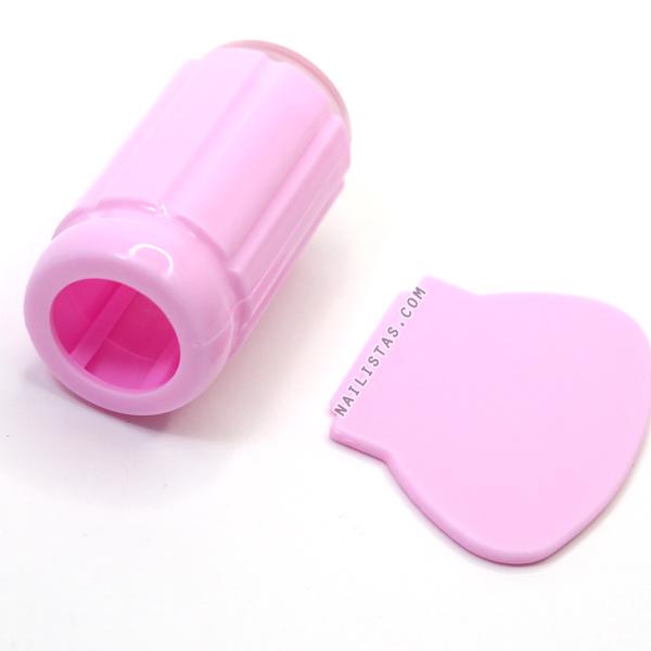 clear jelly stamper color rosa