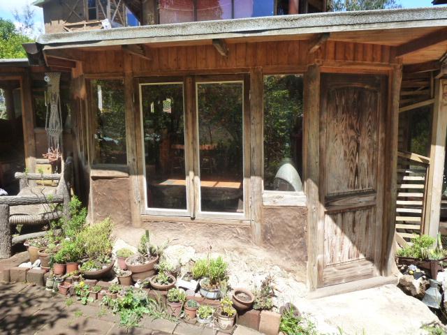 mezcla entre madera y barro