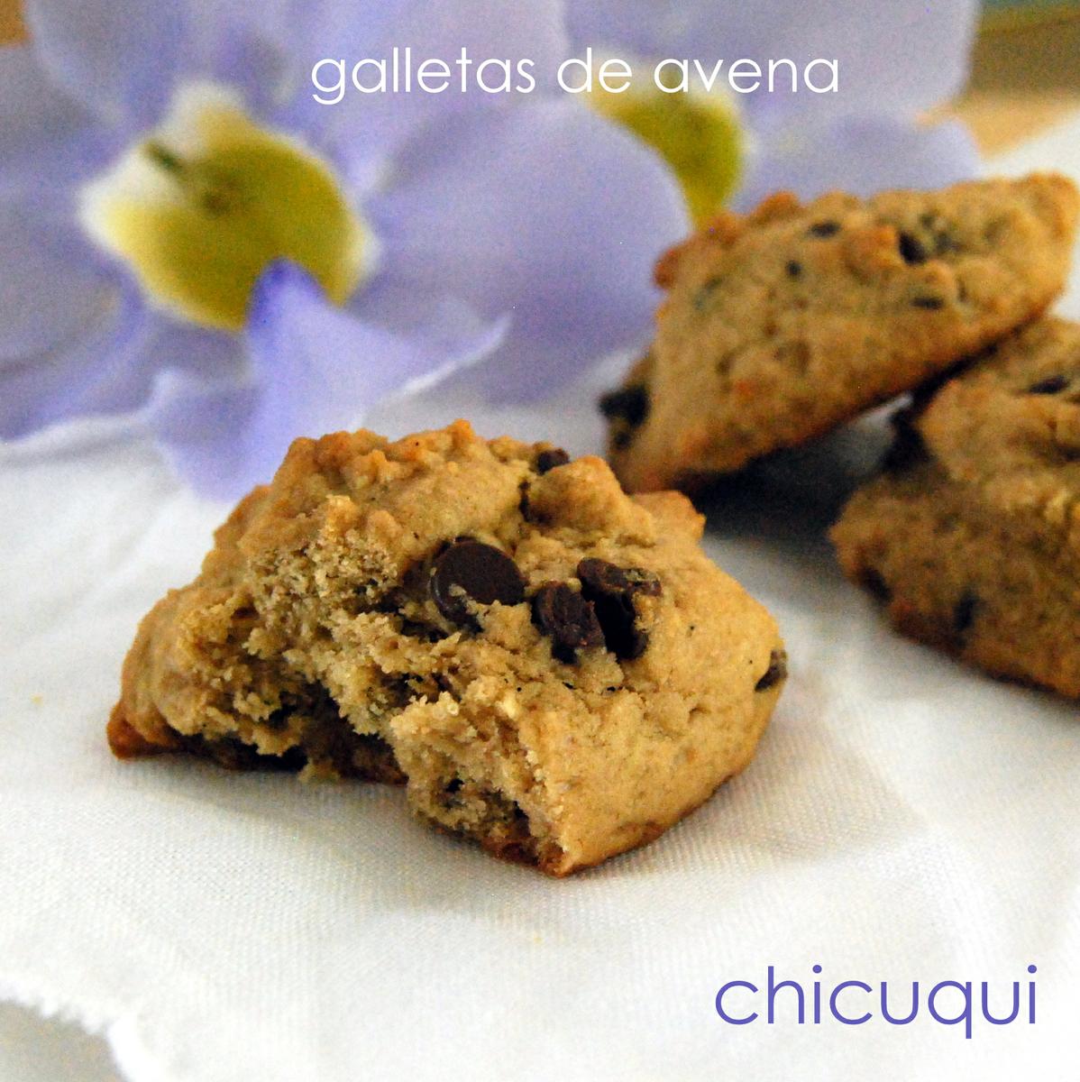 receta galletas de avena en galletas decoradas chicuqui.com